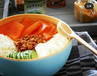 recette Poke bowl "sushi"