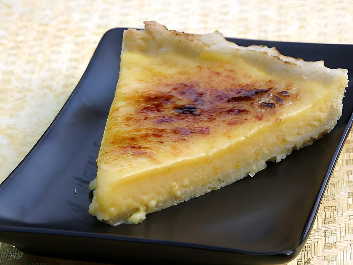 recette Tarte à l'Orange en Crème Brûlée