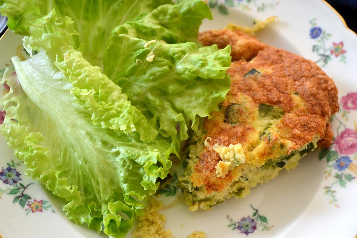 recette Soufflé au quinoa et aux courgettes