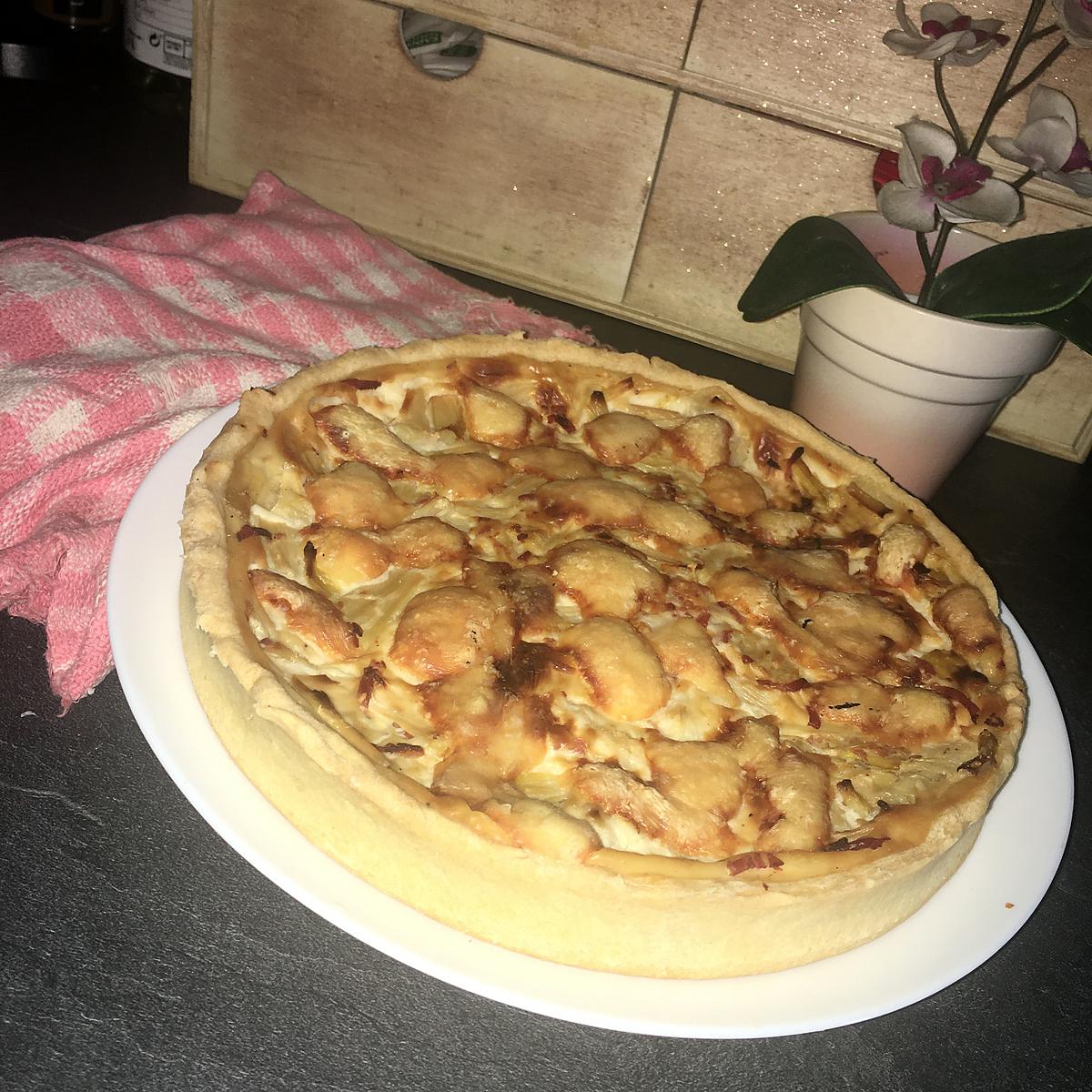 recette Tarte aux asperges et a la béchamel