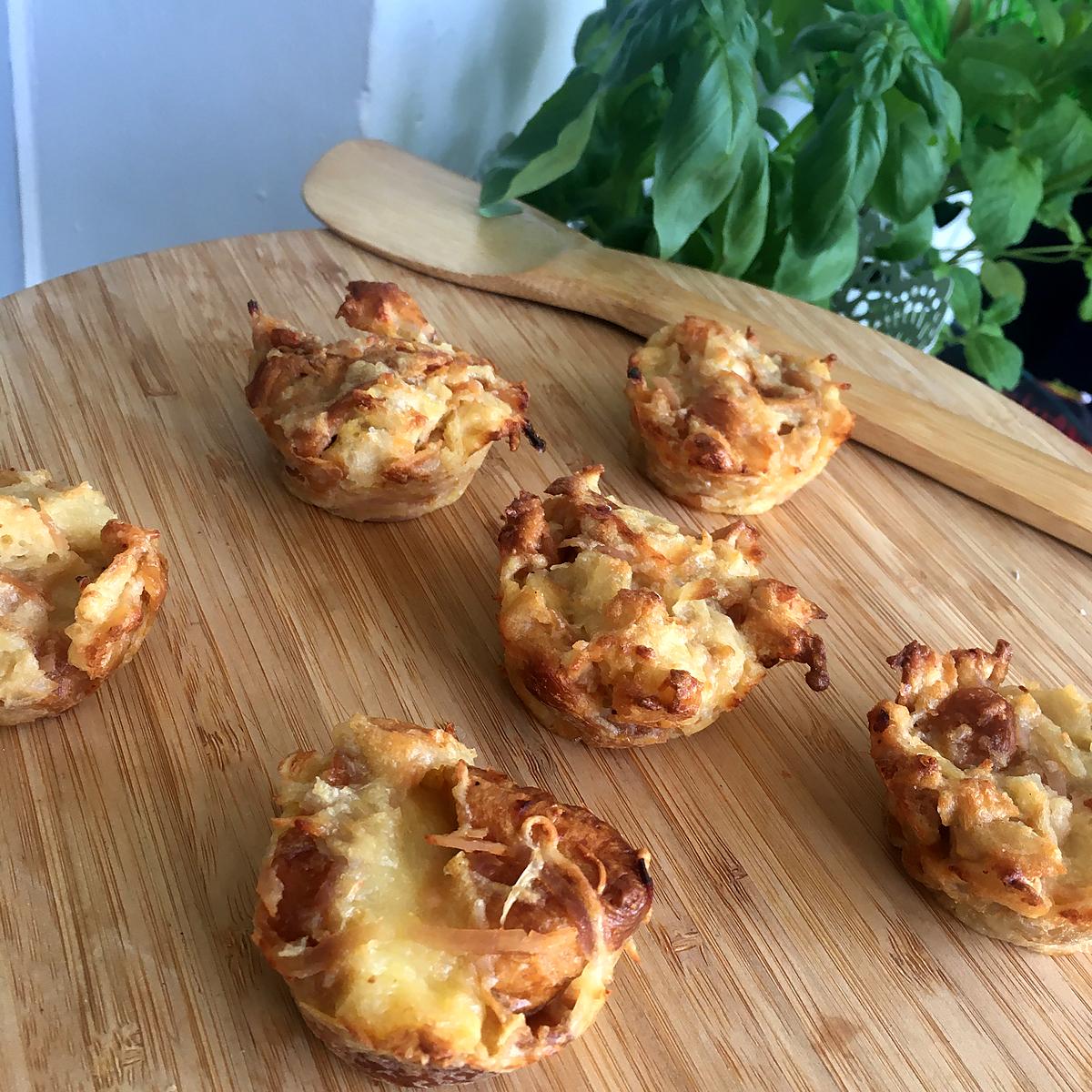 recette Muffins de croissants aux jambon fromage