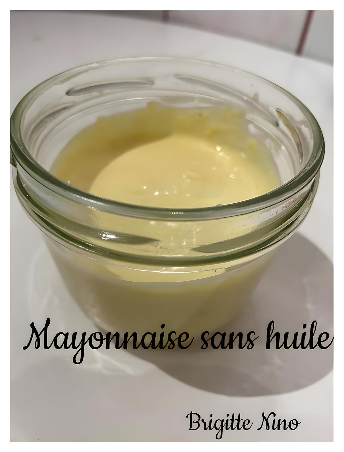 recette MAYONNAISE SANS HUILE