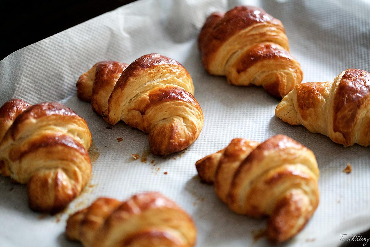 recette Minis croissants au nutella et mini croissants à la confiture de fraise