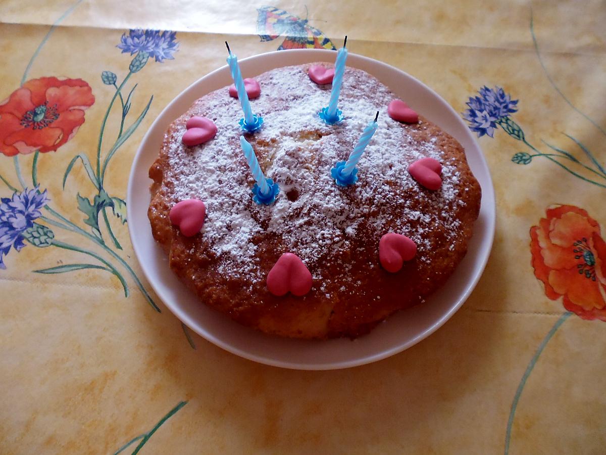 recette Mon gâteau d'anniversaire