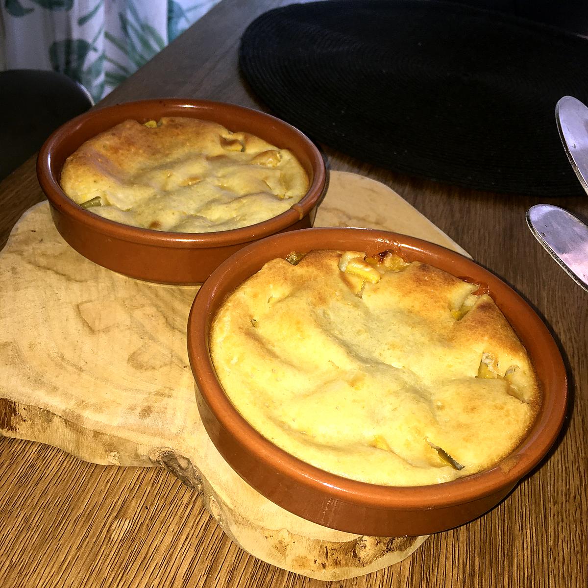 recette Clafoutis a la mangue et au lait de coco