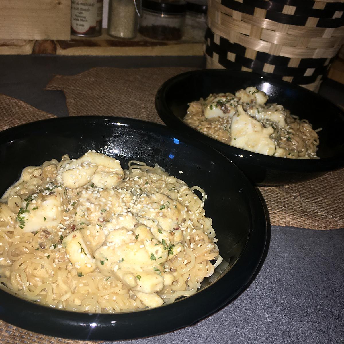 recette Ramen au calamar