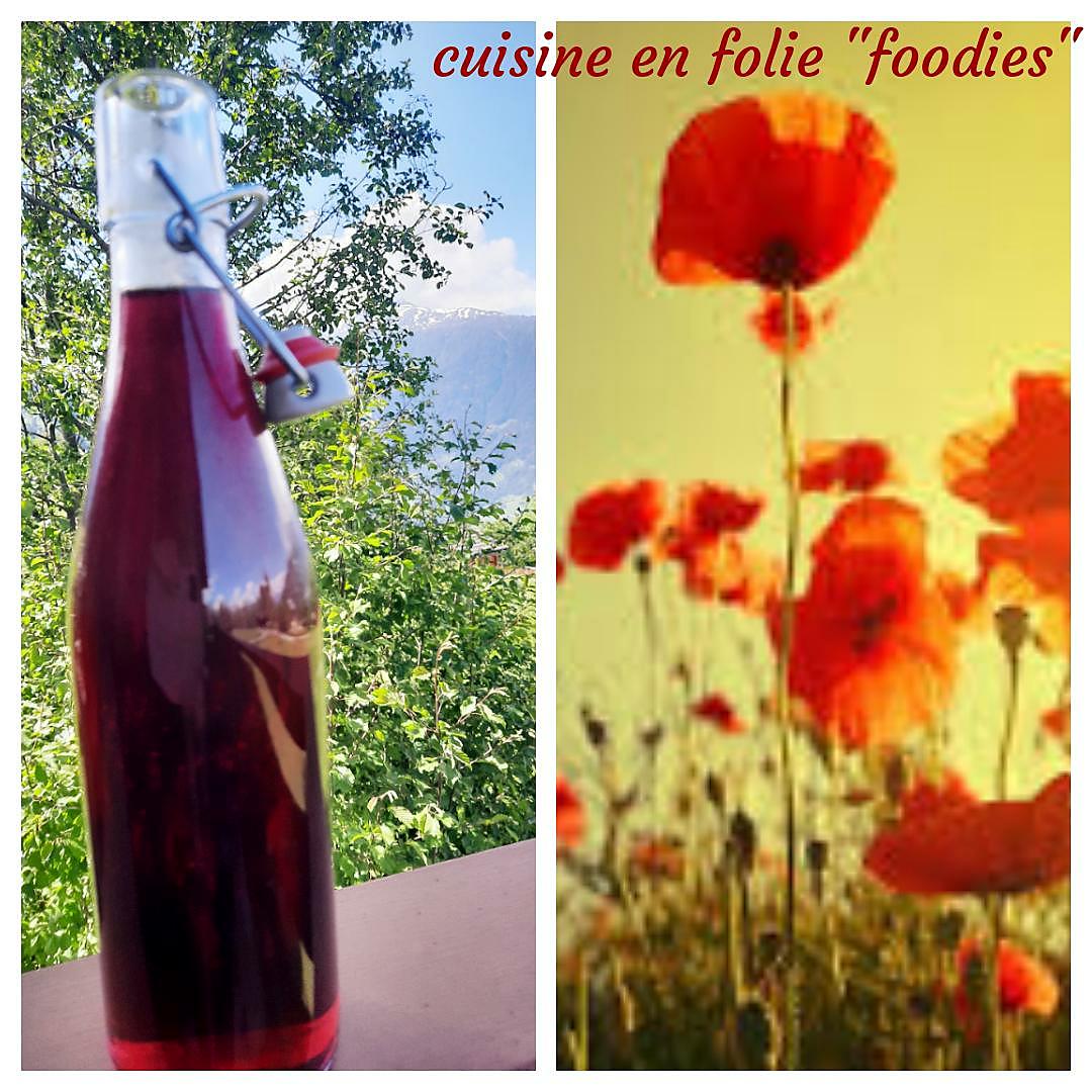 recette Sirop de coquelicots