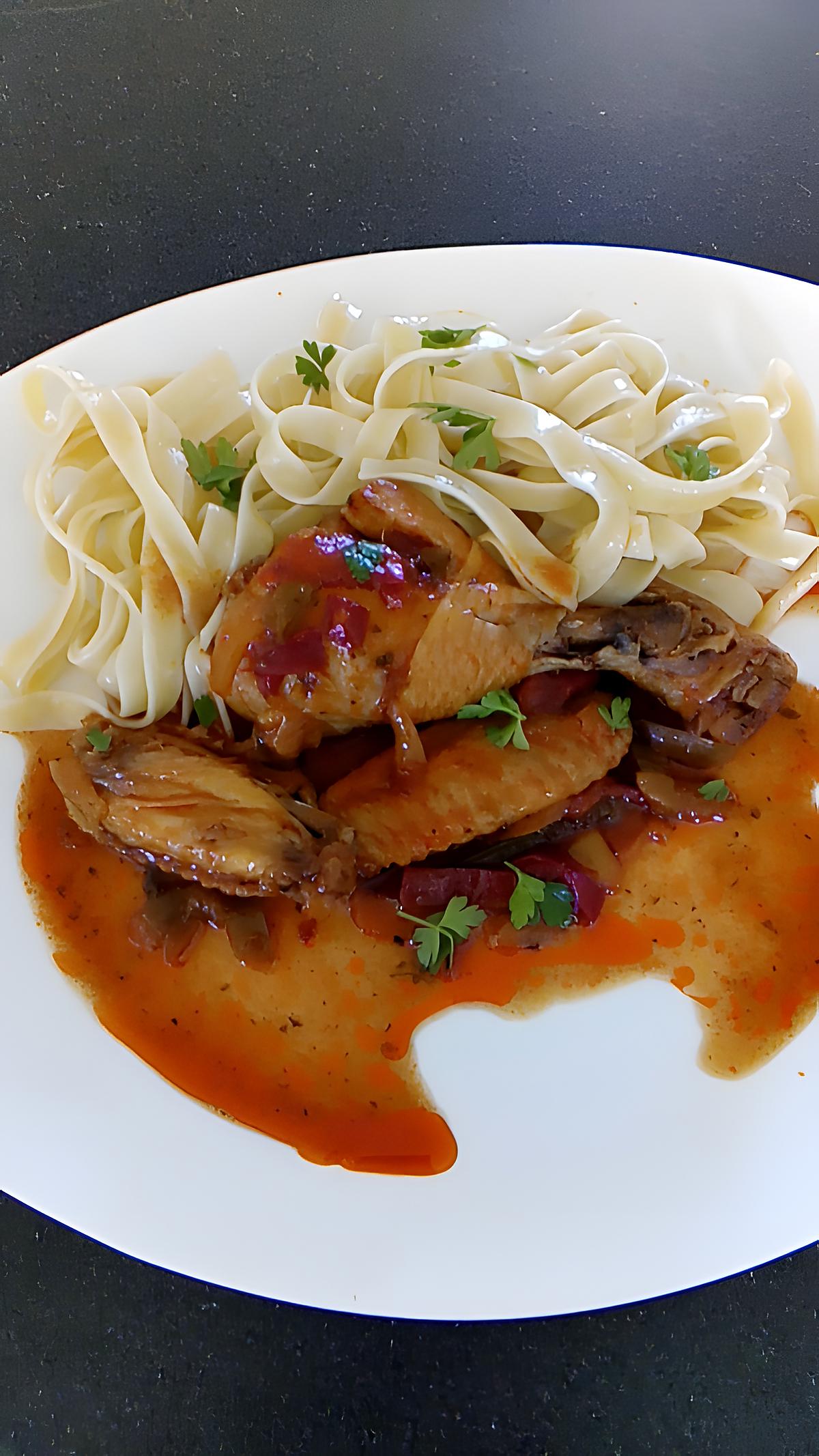 recette poulet au paprika