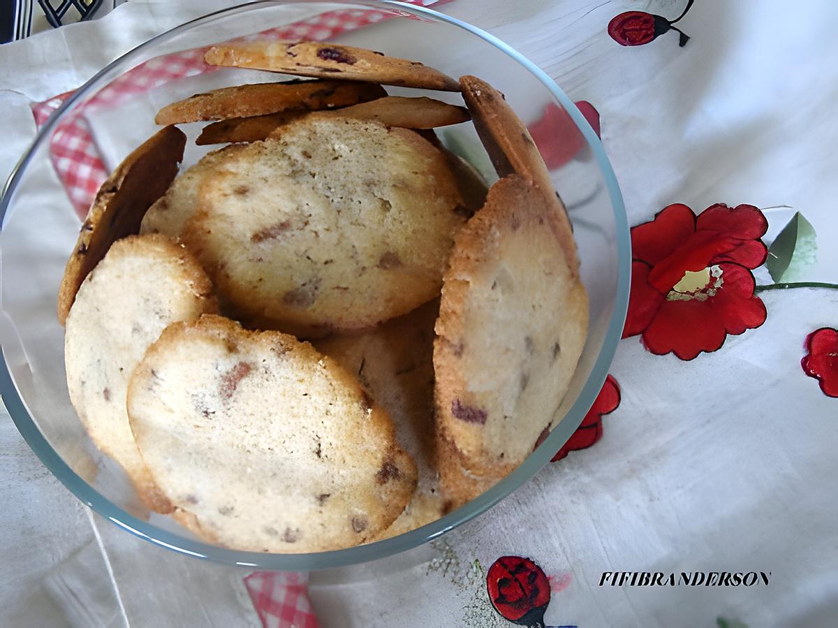 recette cookies aux vermicelles de chocolat