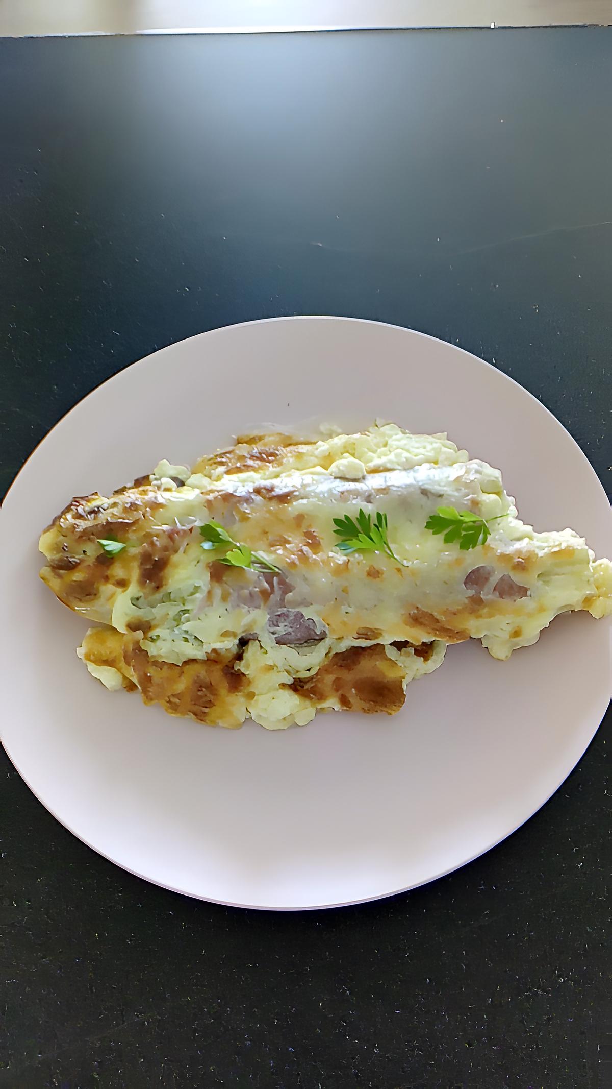 recette gratin d'asperges au jambon