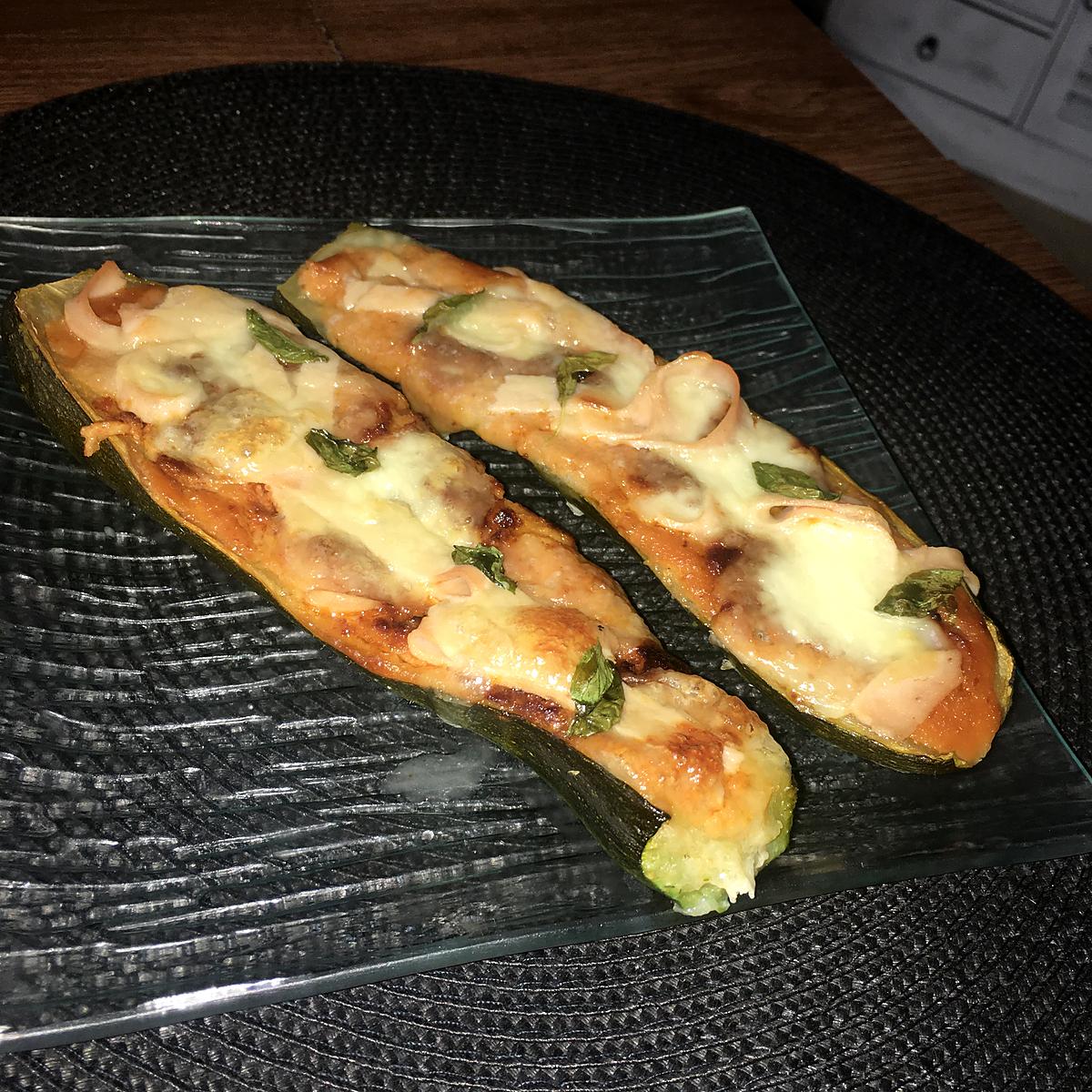 recette Courgettes pizza