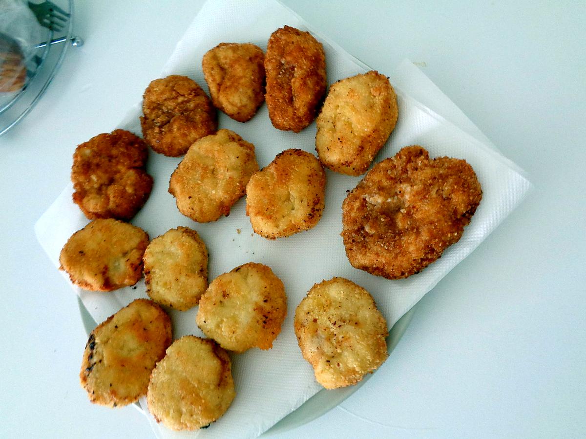 recette NUGGETS DE VOLAILLE AUX PETITS CARRES FRAIS