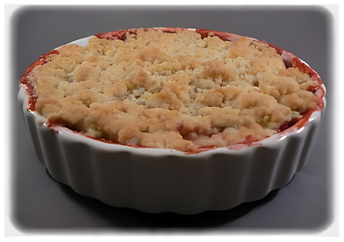 recette Crumble fraises-bananes