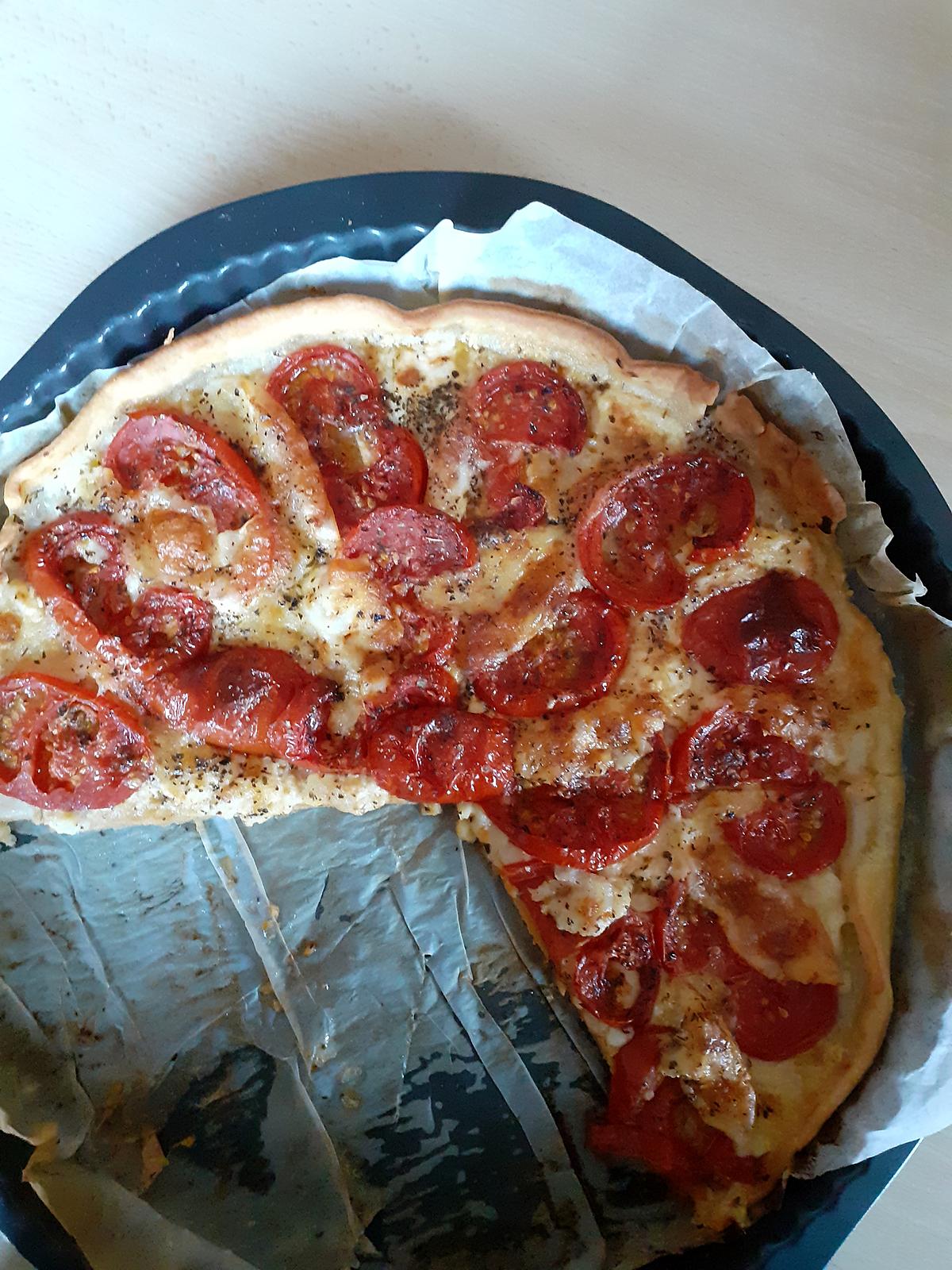 recette Tarte tomate - mozzarella