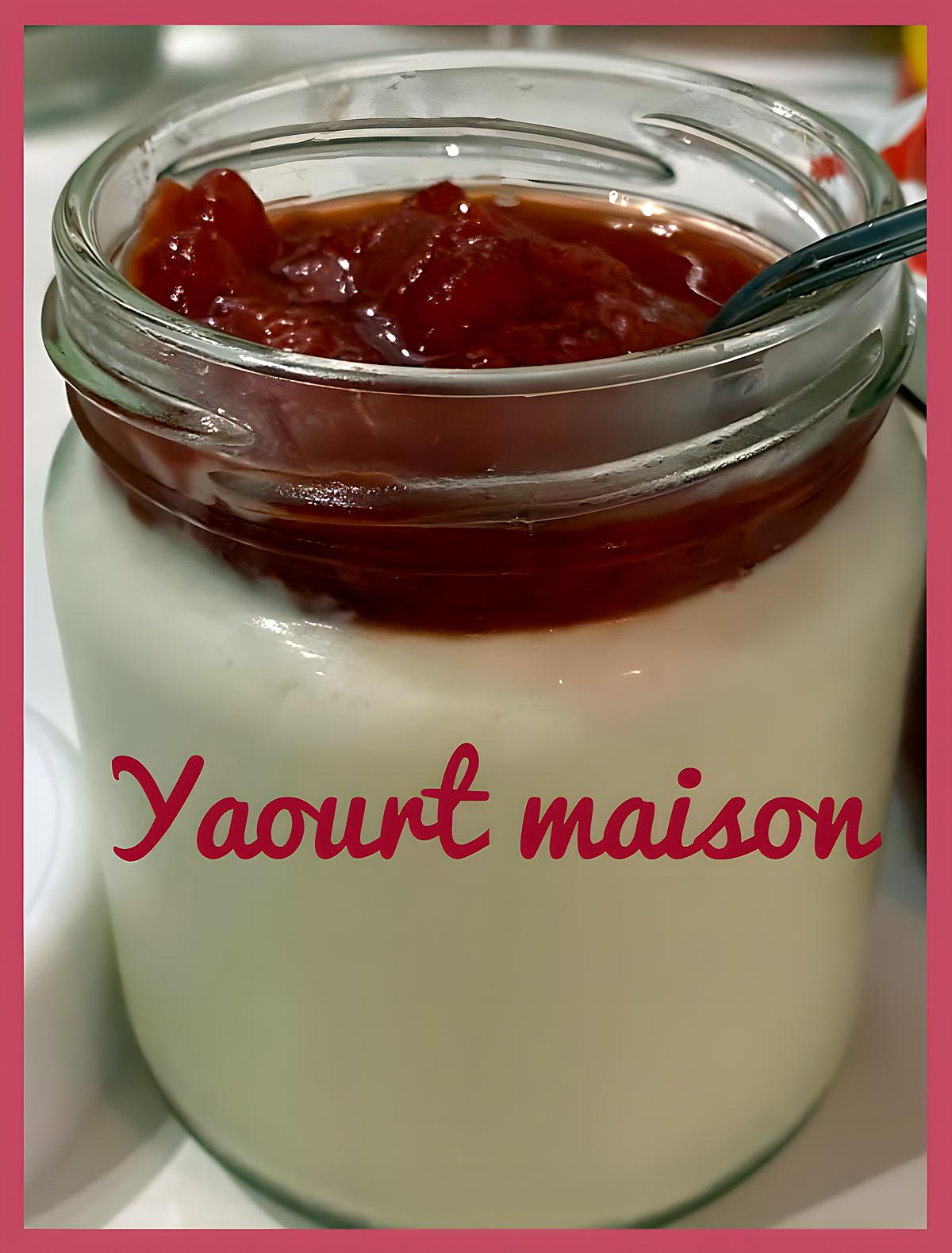 recette YAOURT MAISON