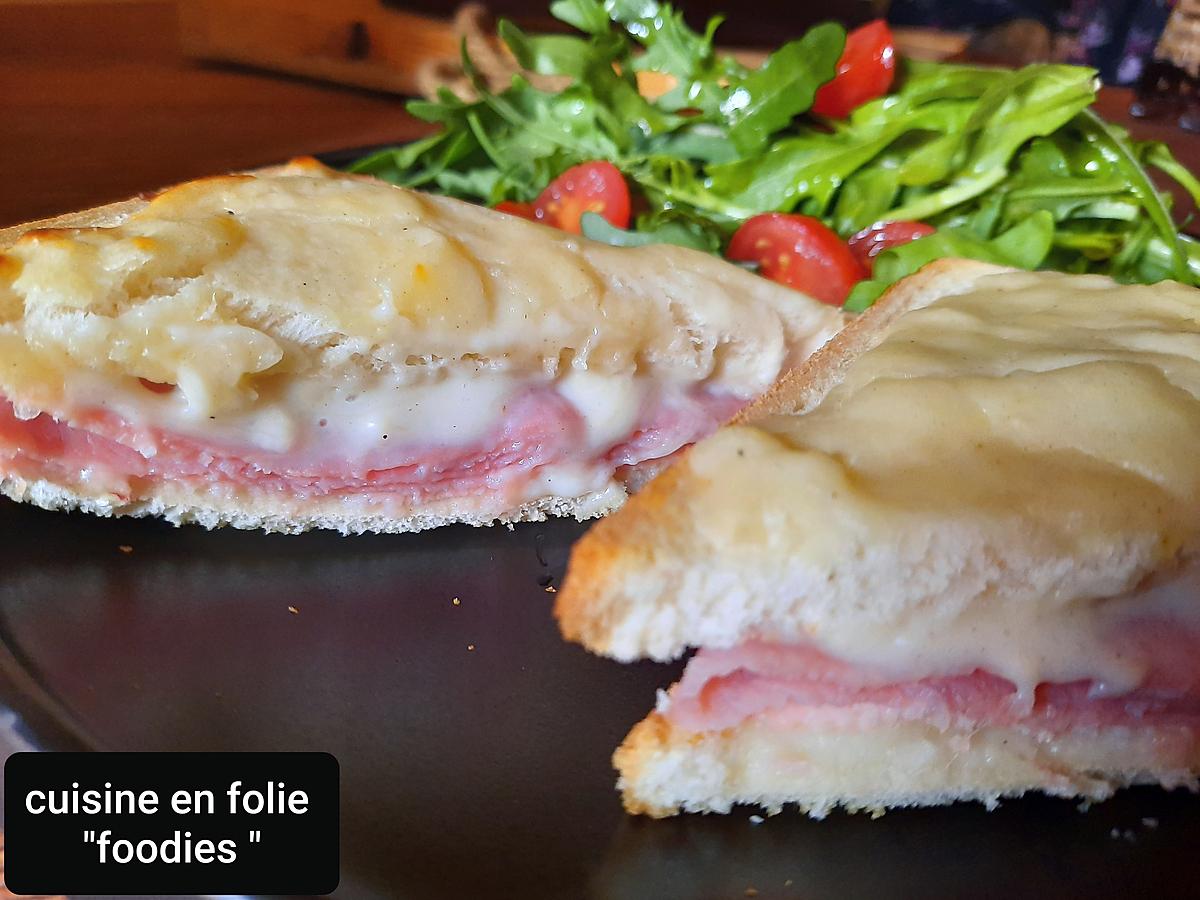 recette Croque monsieur allégé ( à la béchamel sans beurre)