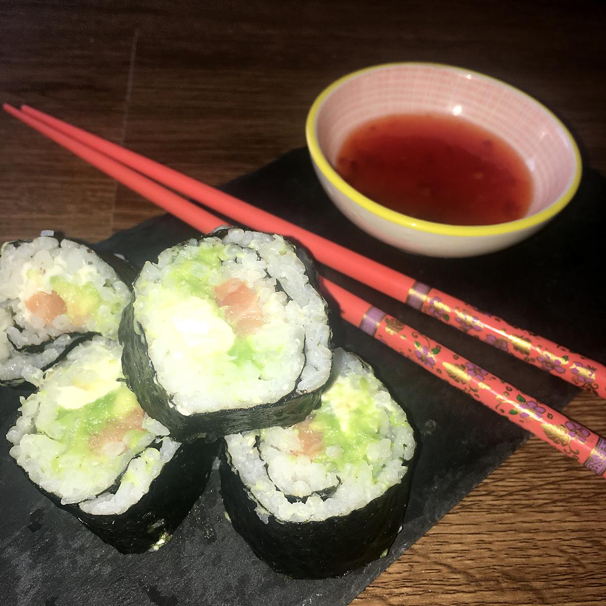 recette Makis saumon cru