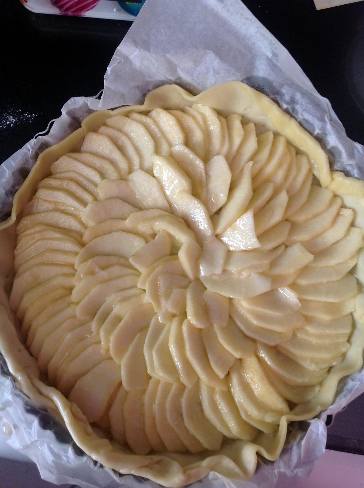 recette Tarte aux pommes au gingembre