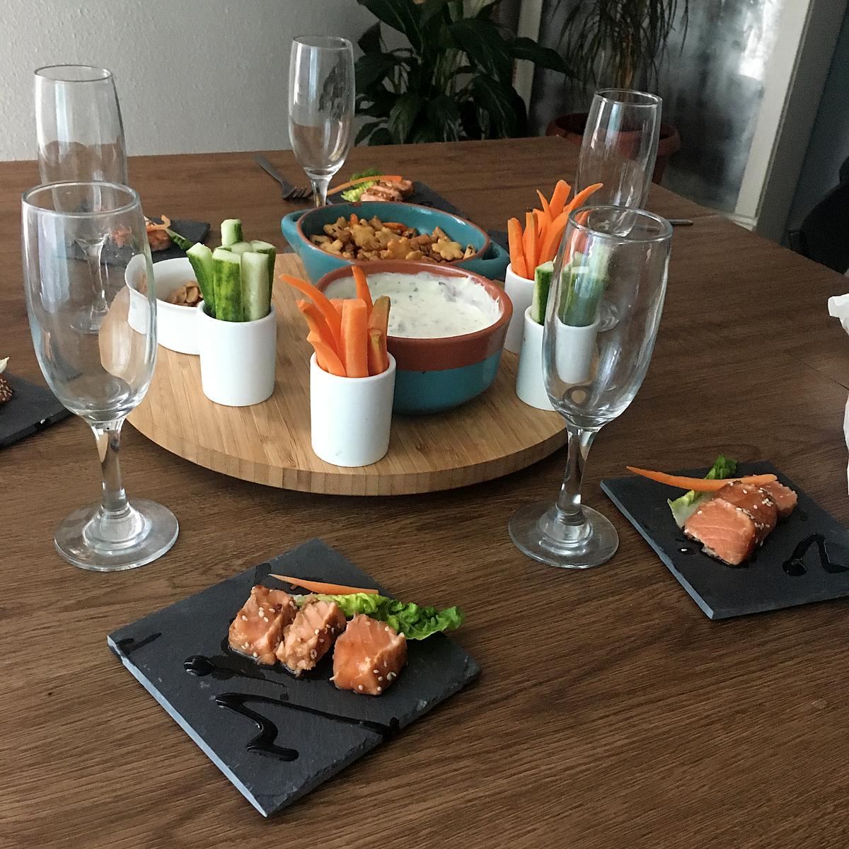 recette Trempette sauce au yaourt pour crudités