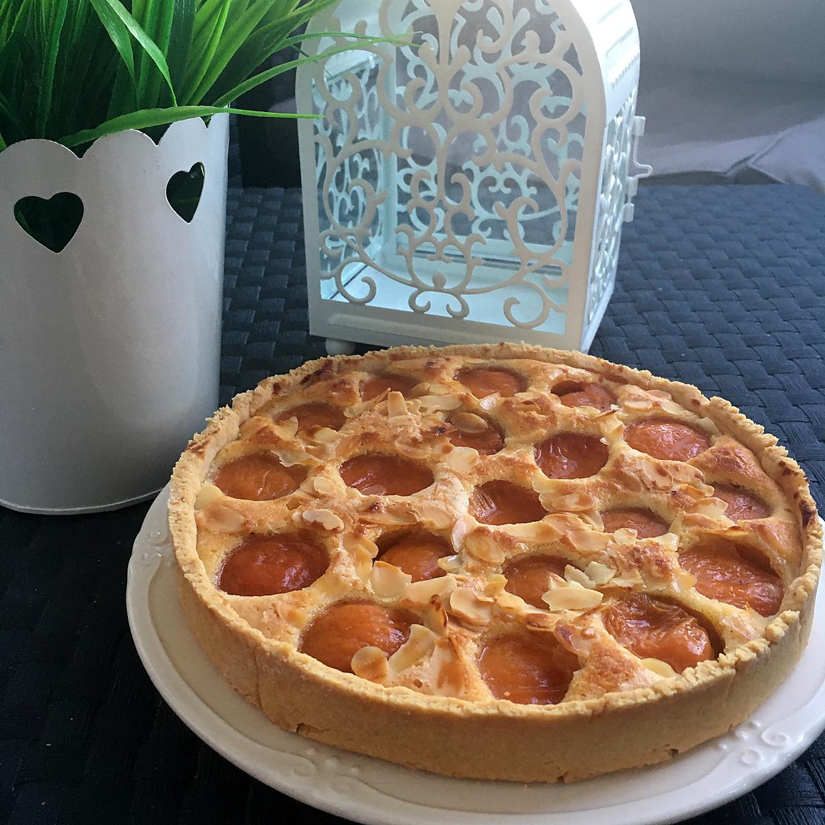 recette Tarte amandine aux Abricots