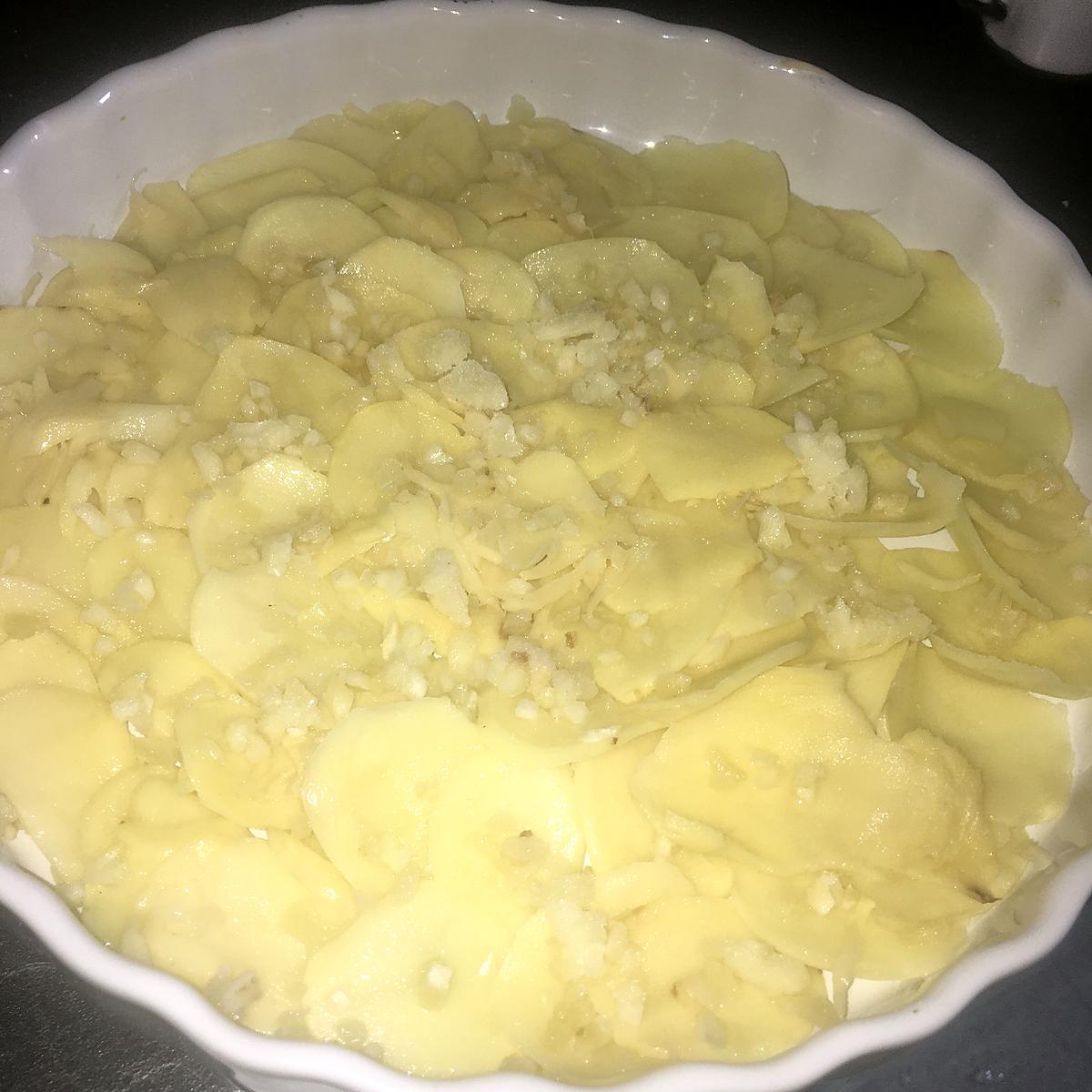 recette Tarte tatin de pommes de terre au fromage