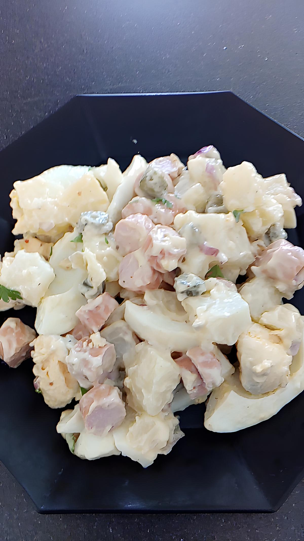 recette salade pommes de terre aux saucisses de strasbourg