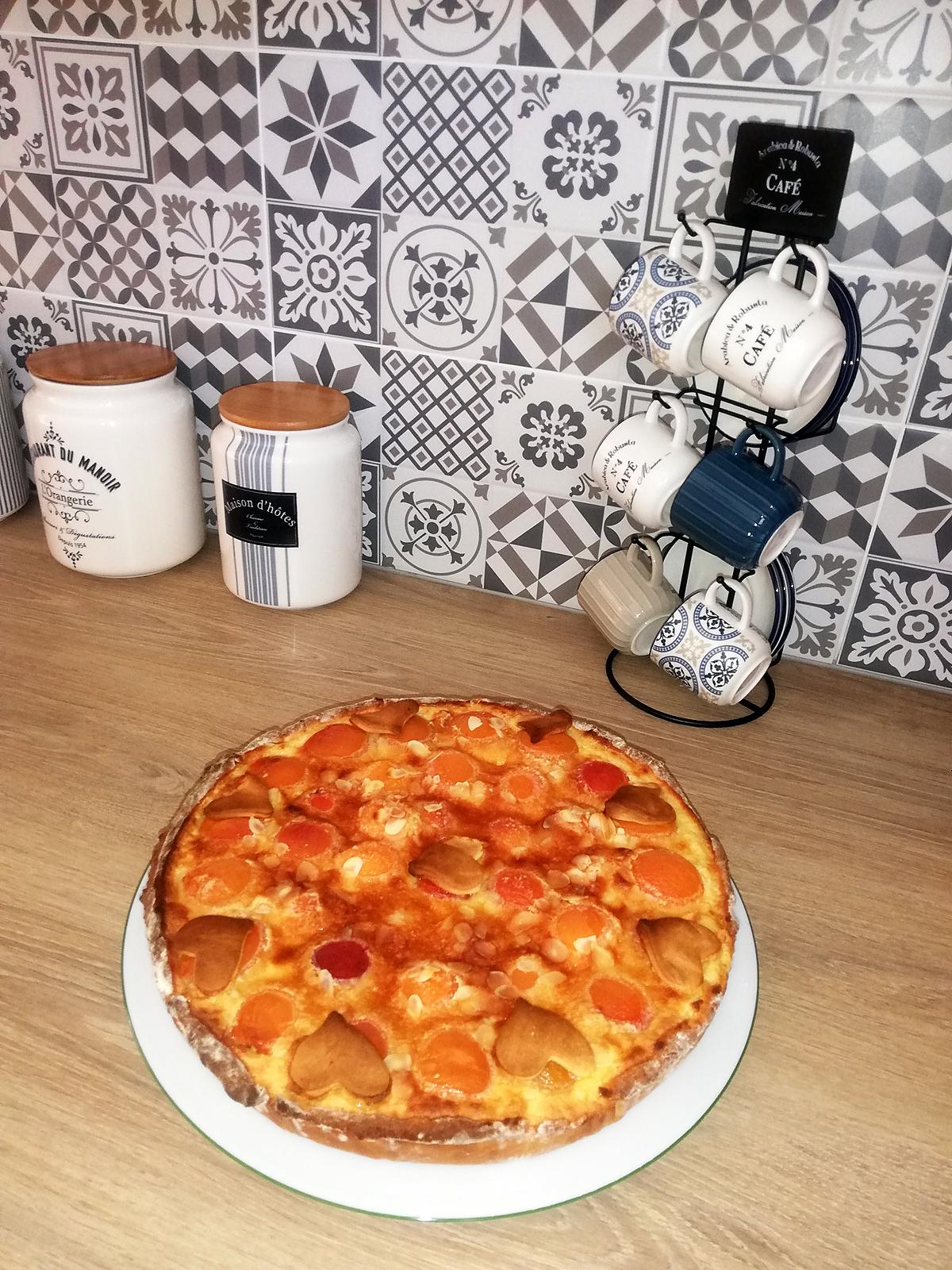 recette Tarte aux abricots