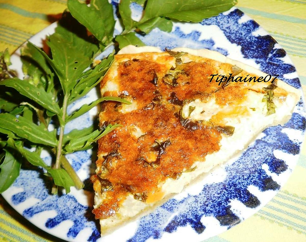 recette Quiche chou-fleur, carotte, roquette