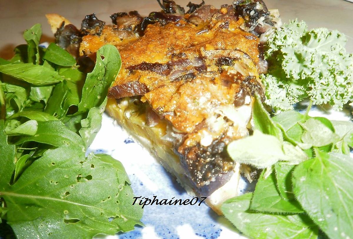 recette Quiche carottes champignons exotiques