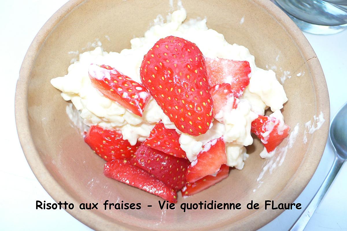 recette Risotto aux fraises