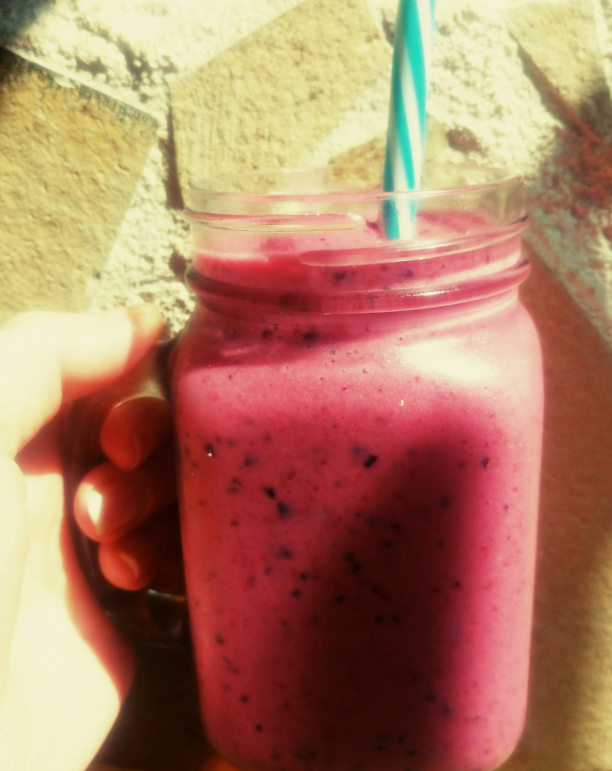 recette Smoothies fruits rouges lait d'amande