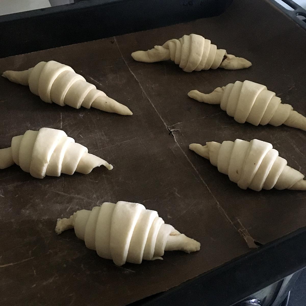 recette Croissants au Nutella