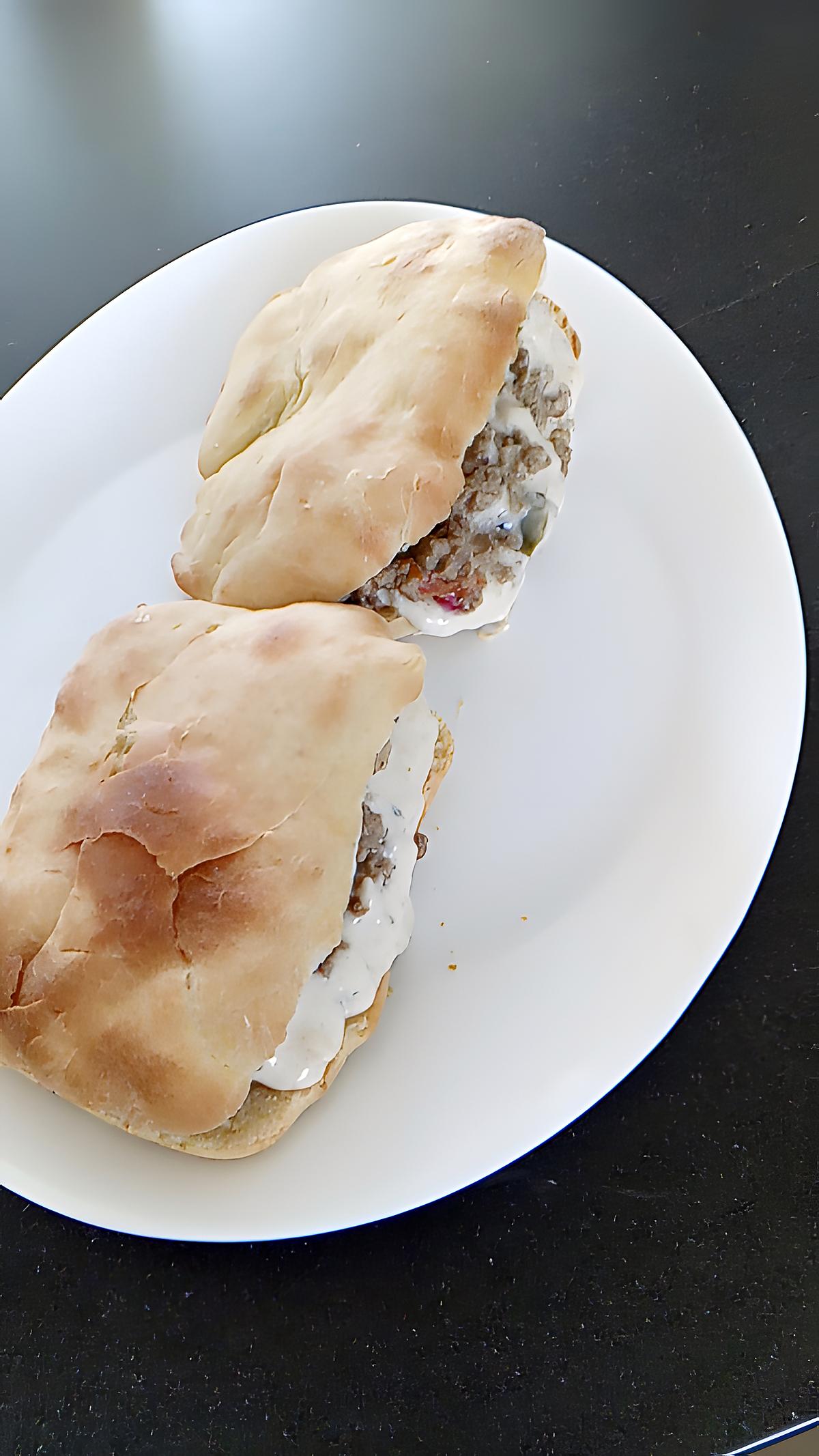 recette pain naans a la viande haché de boeuf