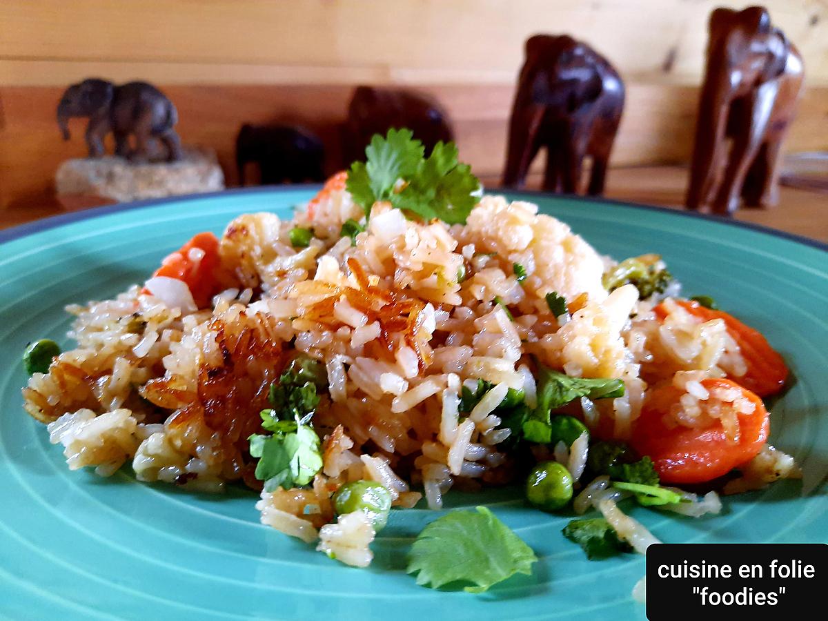 recette Riz sauté croustillant façon "tigre qui pleure " (pour finir ma marinade)