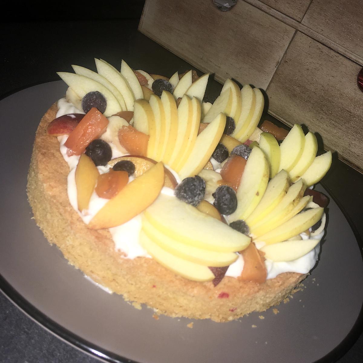 recette Tarte palet breton aux fruits