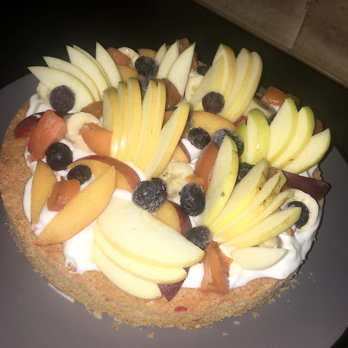 recette Tarte palet breton aux fruits