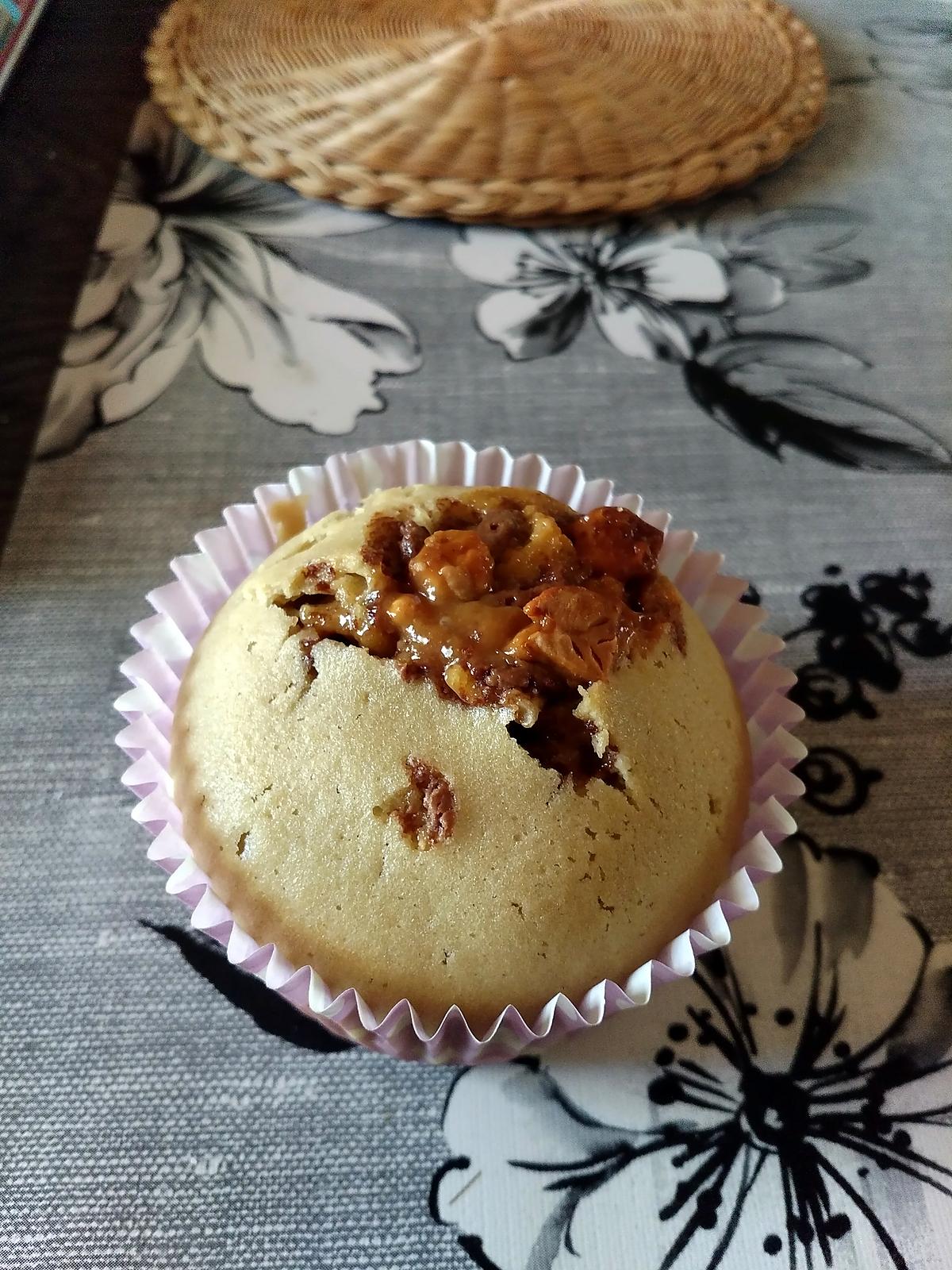 recette Muffins cœur coulant au snickers