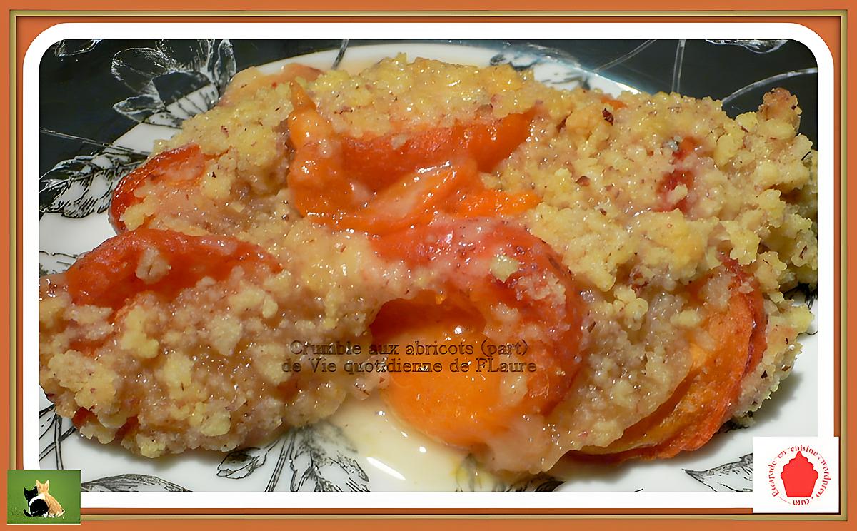 recette Crumble aux abricots