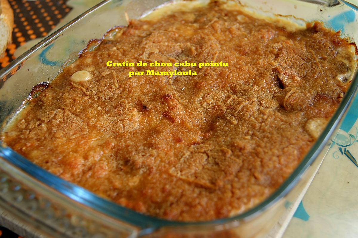 recette Gratin de chou cabu pointu