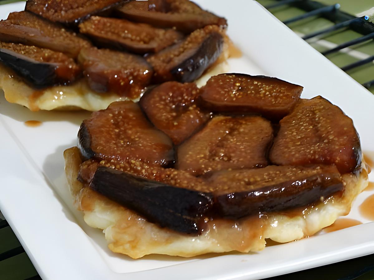 recette Tatin de Figues au Caramel Beurre Salé