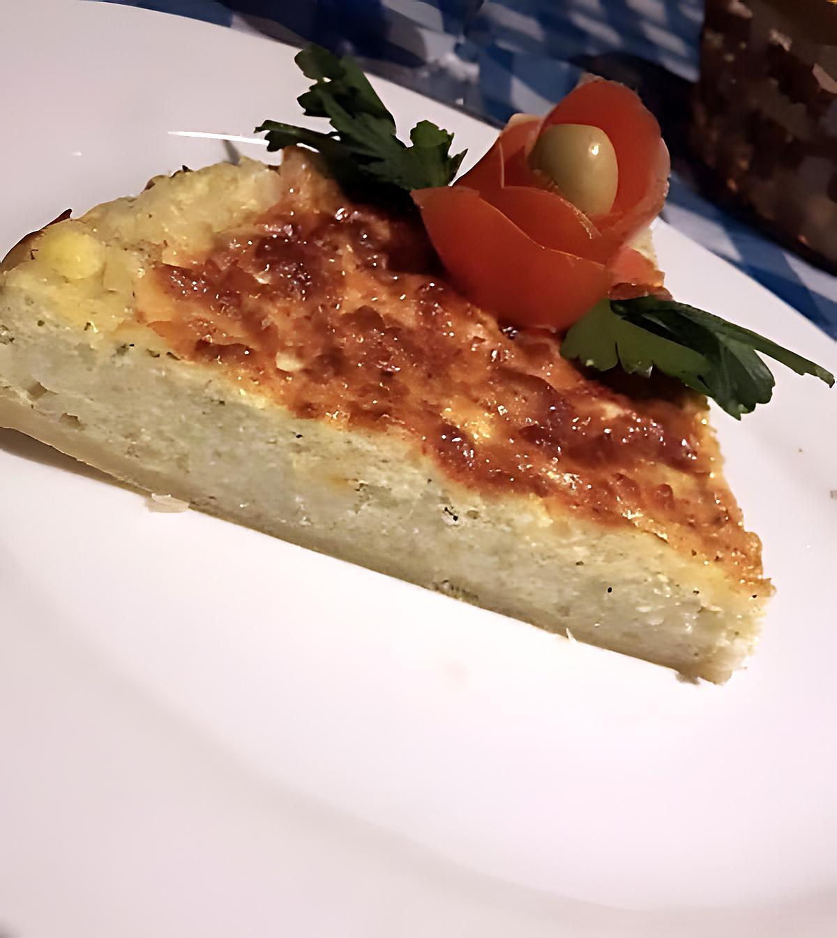 recette Quiche au chou fleur