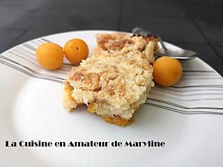 recette Crumble aux mirabelles