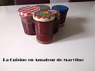 recette Confiture de cerises et pommes