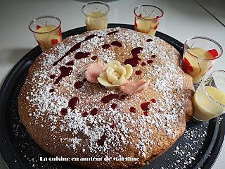 recette Gâteau aux pommes et fleur d'oranger