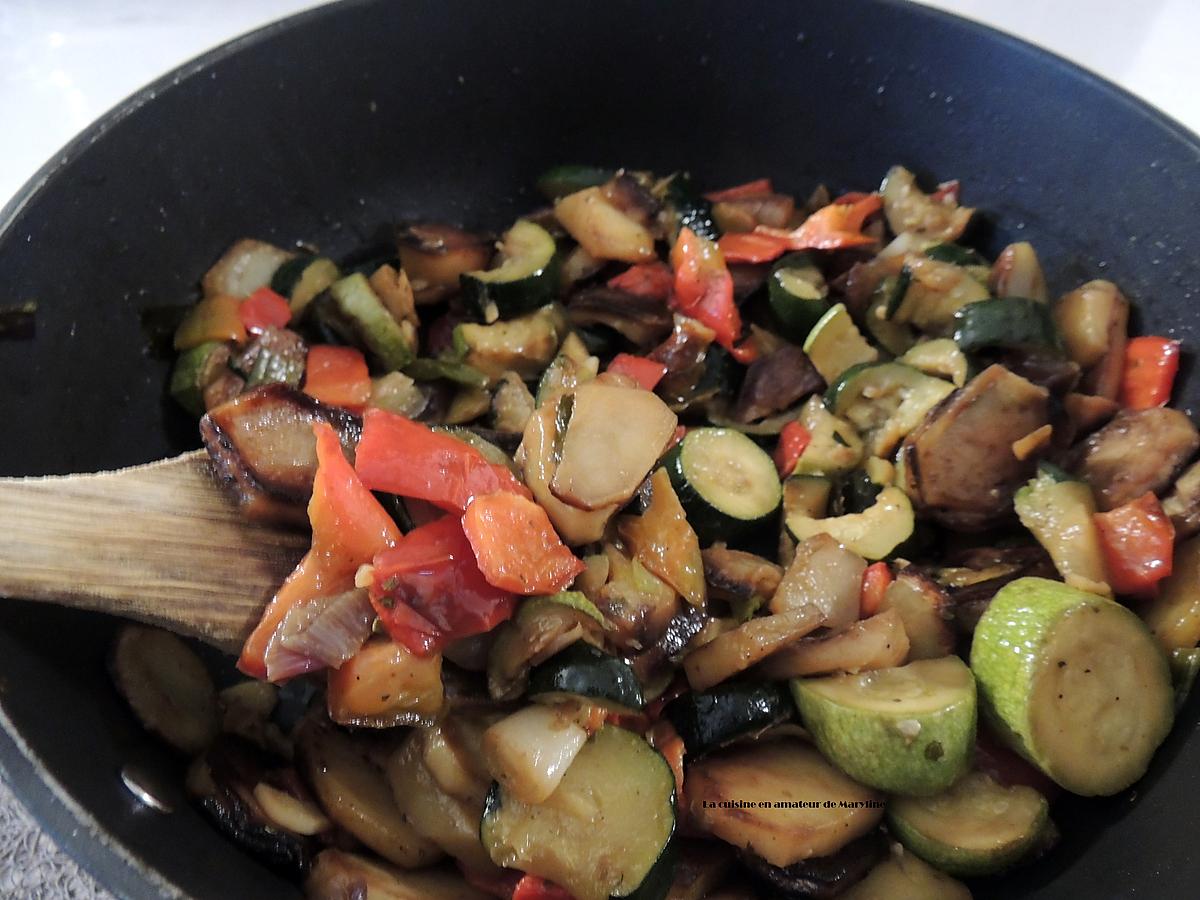 recette Poêlée de légumes .