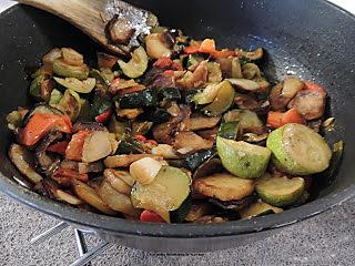 recette Poêlée de légumes .