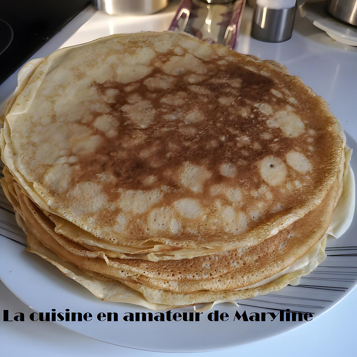 recette Crêpes à la bière et citron