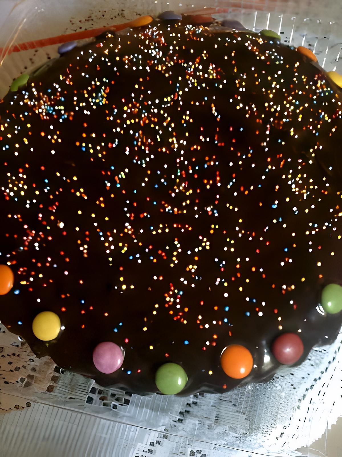 recette GATEAU D'ANNIVERSAIRE AU CHOCOLAT