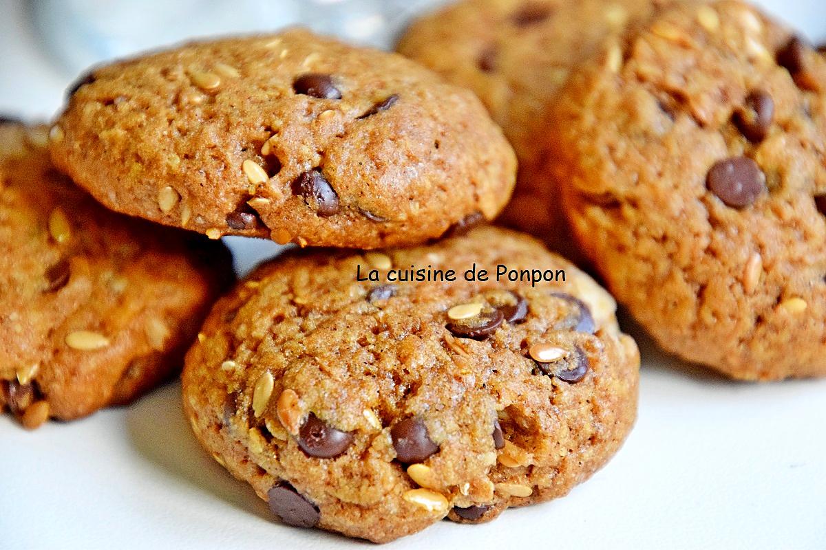 recette Cookies aux graines de lin, riches en oméga3