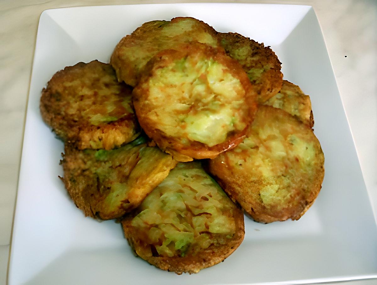 recette Croustillants de courgettes et de pommes de terre